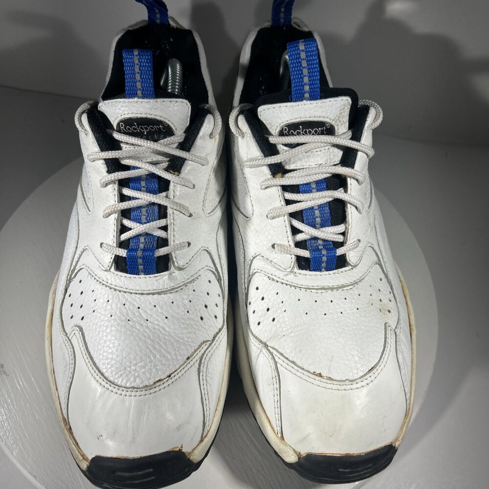 Rockport Prowalker Mens Size 12 Shoes White Leather Sneakers Pro Walking Walker - Picture 2 of 11